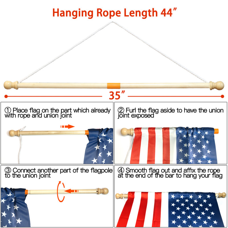 Porte-drapeau 35 po