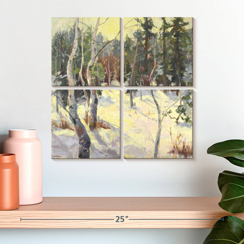 Alvord Four Seasons Aspens IV, H 18 po x l 18 po