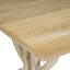 Ensemble de salle à manger rectangulaire rétro TREXM 6 pièces, table avec pieds uniques, 4 chaises rembourrées et 1 banc pour salle à manger et cuisine (bois naturel lavé)-466249010