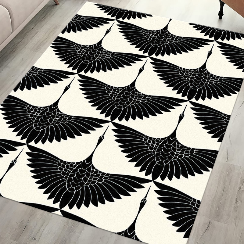 Vibrant Floral Pattern With Pile Soft Printed Rug Creating a Cozy Atmosphere in Your Home, Runner 3'3" x 9'2"