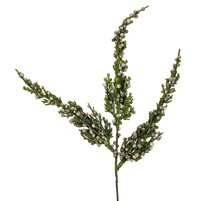 Set Of 6 Juniper Berry Sprays Faux Plants And Trees