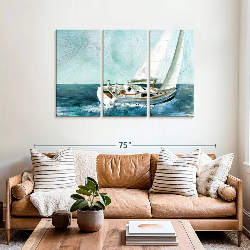 Senne Coastal Sail, 36" H x 57" W