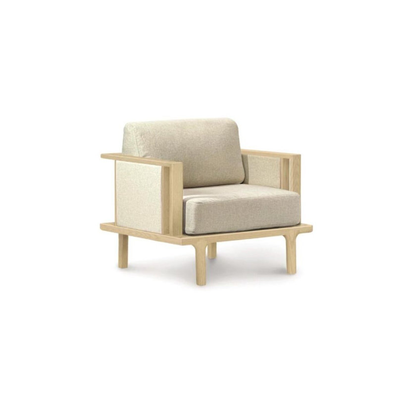 Sierra Armchair, Hemp Polyester, Natural Oak