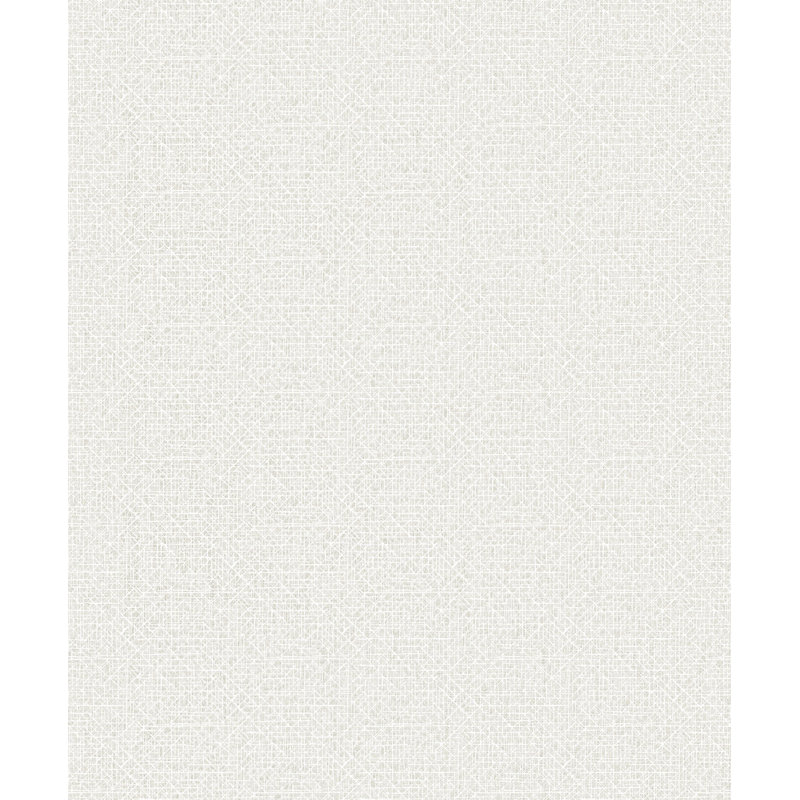Designer Colors Cross-Hatch Texture Shimmer Wallpaper Roll, Beige