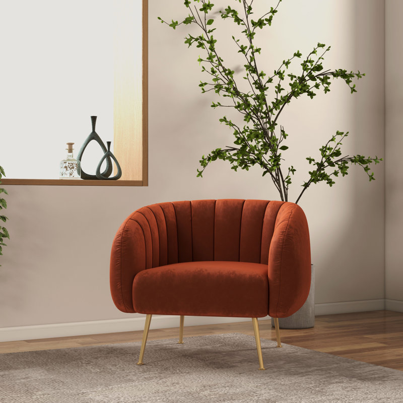 Metro Barrel Chair, Mouse Gray 
