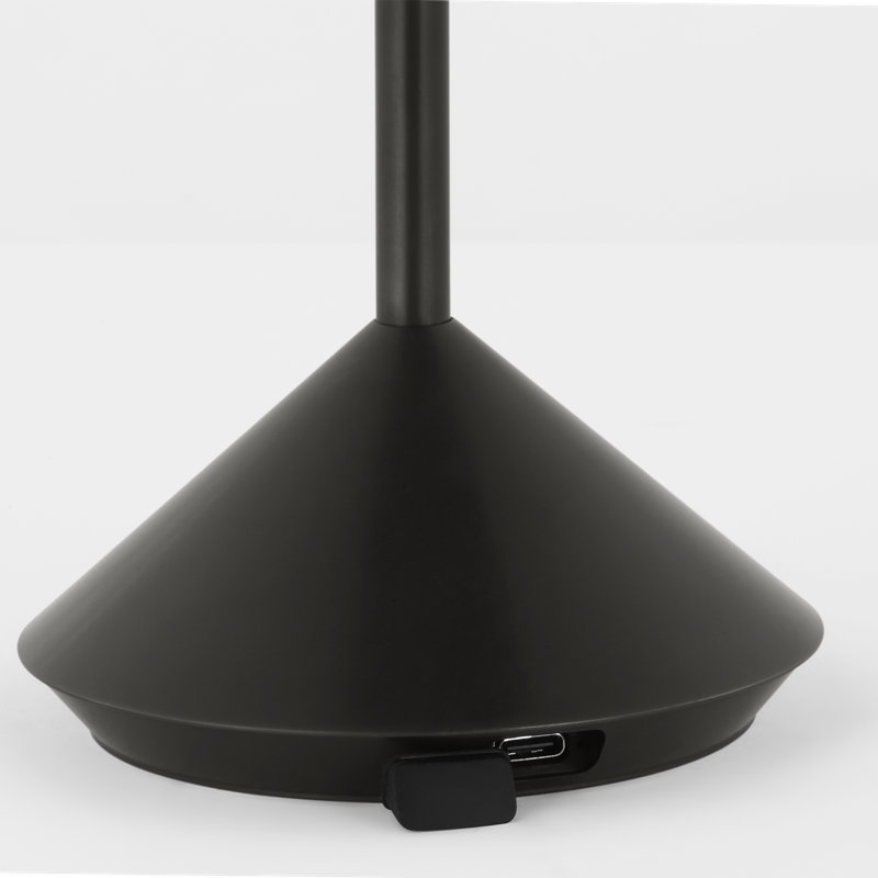 Moneta LED Table Lamp, 9" H x 4.3" W x 4.3" D