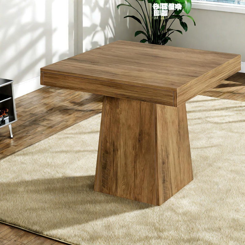 Table de salle à manger en bois peu encombrante, charme campagnard rustique pour la maison