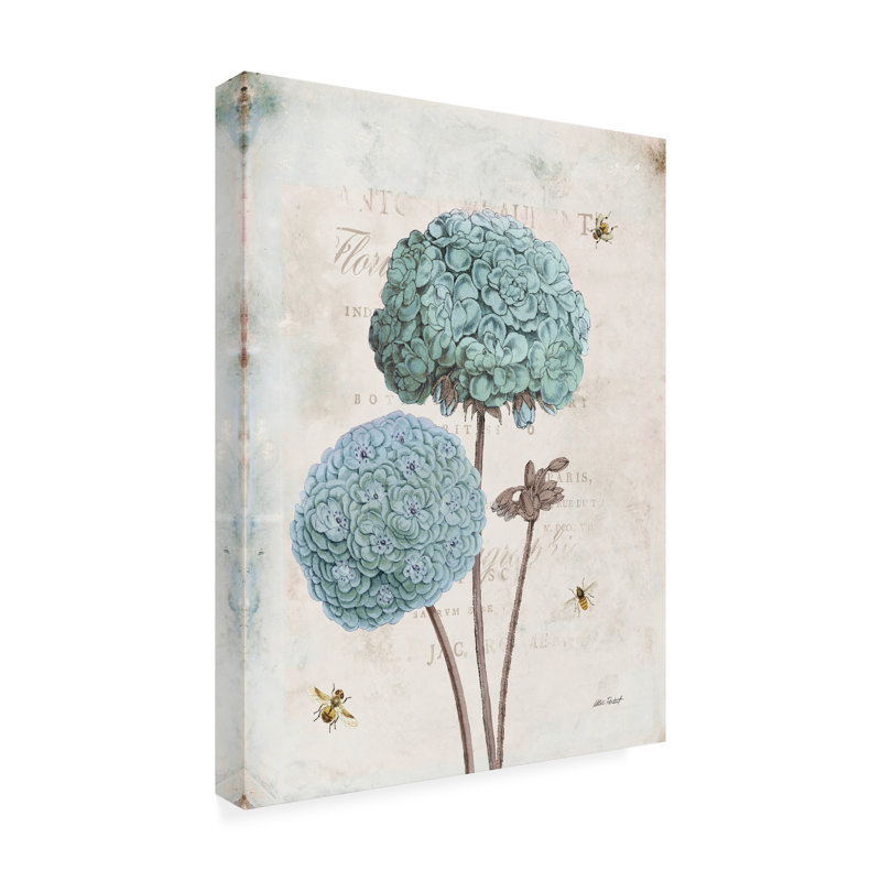 «Geranium Study II» par Katie pertiet, impression sur toile tendue, H 19 po x l 14 po x P 2 po