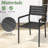 Cyanni 10 - Person Rectangular Outdoor Dining Set with Umbrella Hole-1412711365