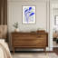 «Azure Blossom Silhouette» par Treechild, impression sur toile encadrée-1636395962