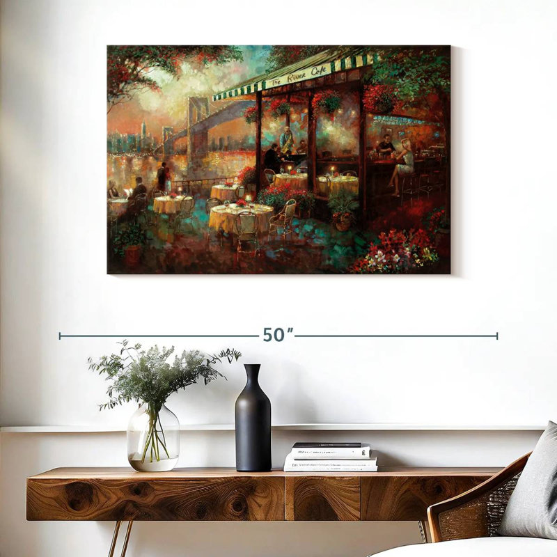 Yarlin The River Cafe, 26" H x 39" W
