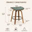 Tabourets de bar pivotants en similicuir Gerald-792666220-792666221