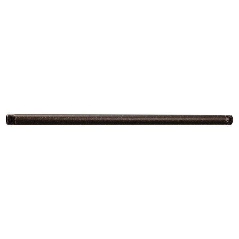 Bras de douche droit, Bronze huilé