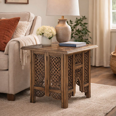 Lauver Solid Wood Foldable End table