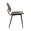 Chaise d'appoint en métal brun