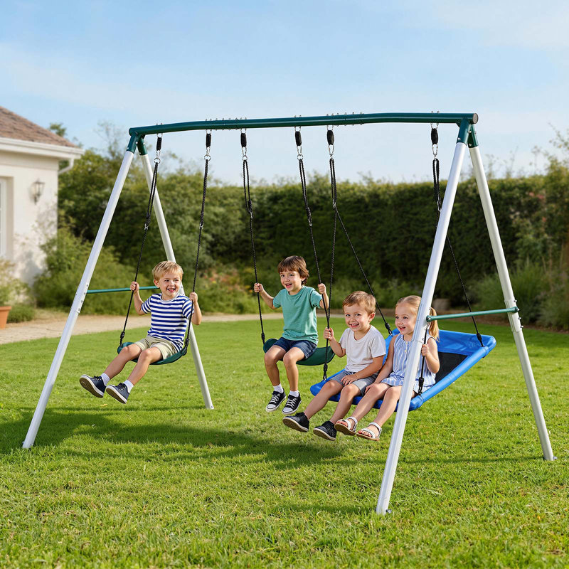VEVOR Steel Swing Set