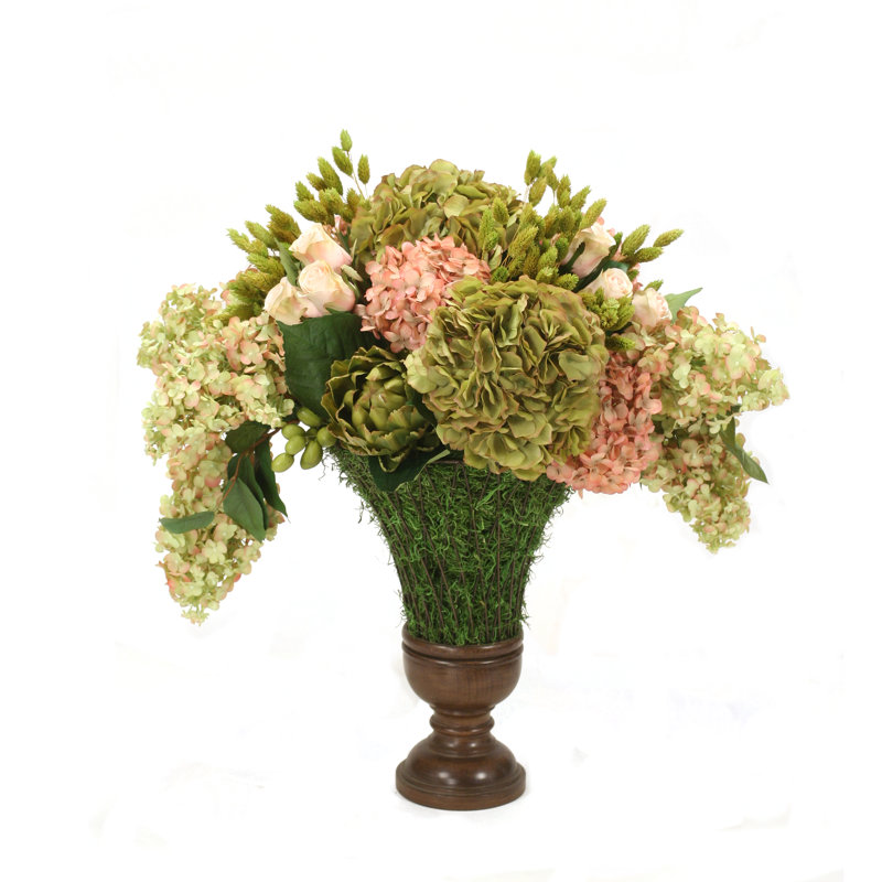 Hydrangea Floral Arrangement in Vase