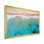 Vue aérienne de la plage bleue «I» - Art mural plage