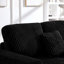 Canapé modulaire de 93 po, canapé en forme de L avec méridienne réversible, canapé rembourré en velours côtelé doux pour le salon, appartement-913726740