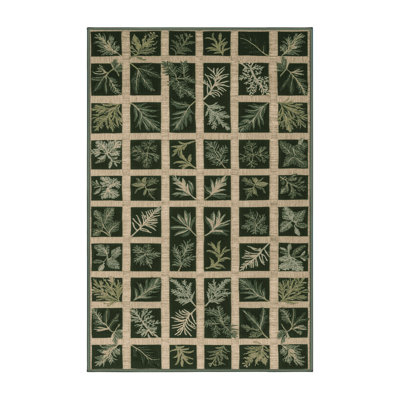 Tapis vert lavable à la machine