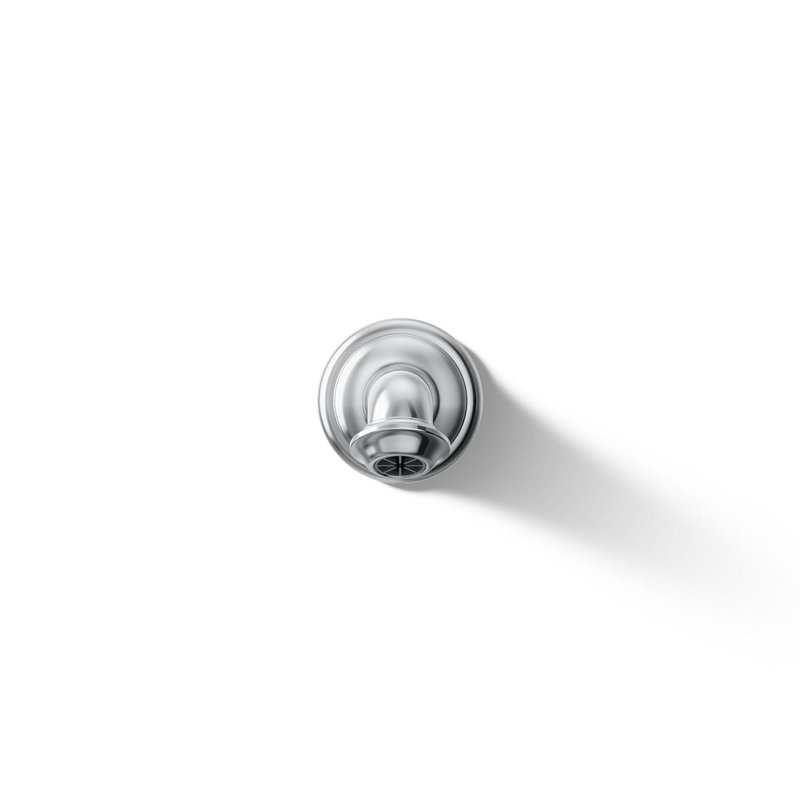 Artifacts Wall-Mount Bath Spout with Turned Design, Polished Chrome