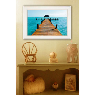 Pier Framed Wall Art for Living Room, Home Wall Decor Framed Print by John Jones