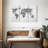 " Brick Typography Map " 3 - Pieces-93024462