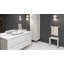 Tabouret de douche DAX Acrilyc, blanc mat