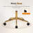 Adjustable Height Upholstered Task Chair-126055921
