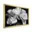 «Bunch of Roses Black and White», reproduction d'art sur toile florale-35125834-116173363