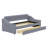 Upholstered Daybed With Drawers,Storage Armrests And USB Port-2039460442