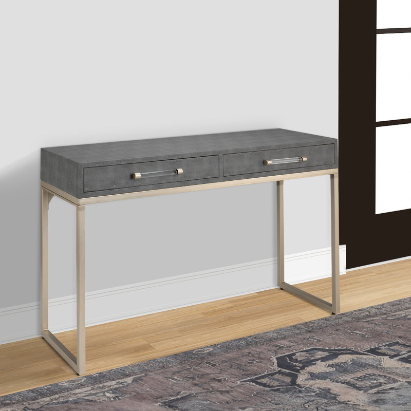 48'' Console Table, Gray, Silver