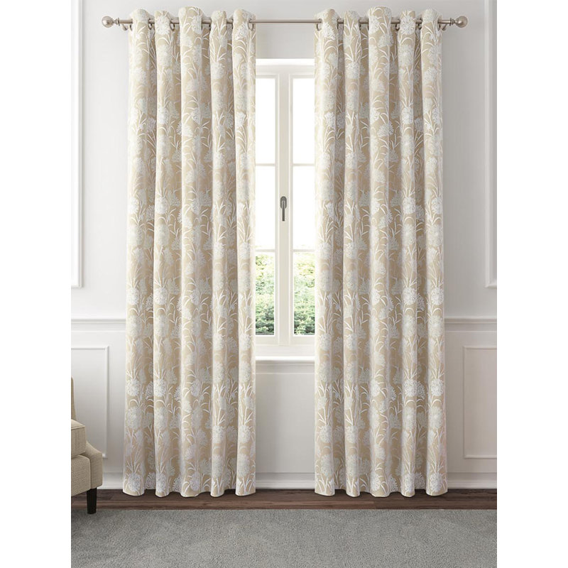 MIRAGE Room Darkening Curtain Pair, Linen