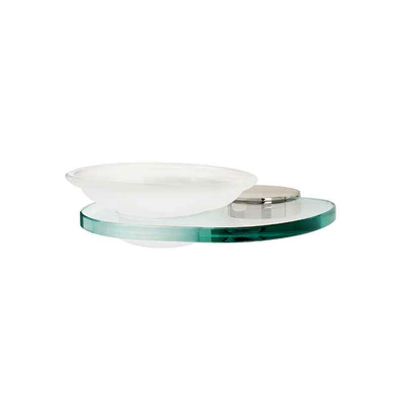 Euro Soap Dish, Polished Nickel