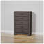 Commode brune à 5 tiroirs