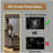 65x21 inch full-length mirror with light, full-length mirror wall hung, suitable for bedroom, dimming, and 3-color lighting