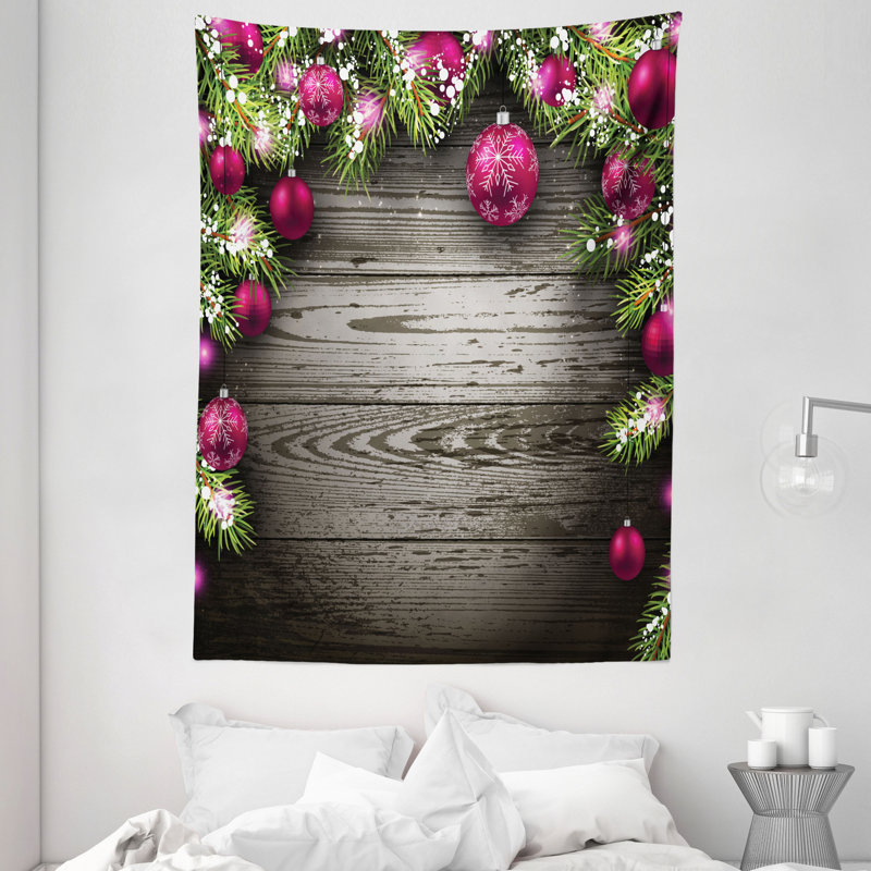 Tapisserie de Noël en polyester, H 80 po x l 60 po