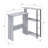 Antique White & Black Finish Writing Desk-1133682057