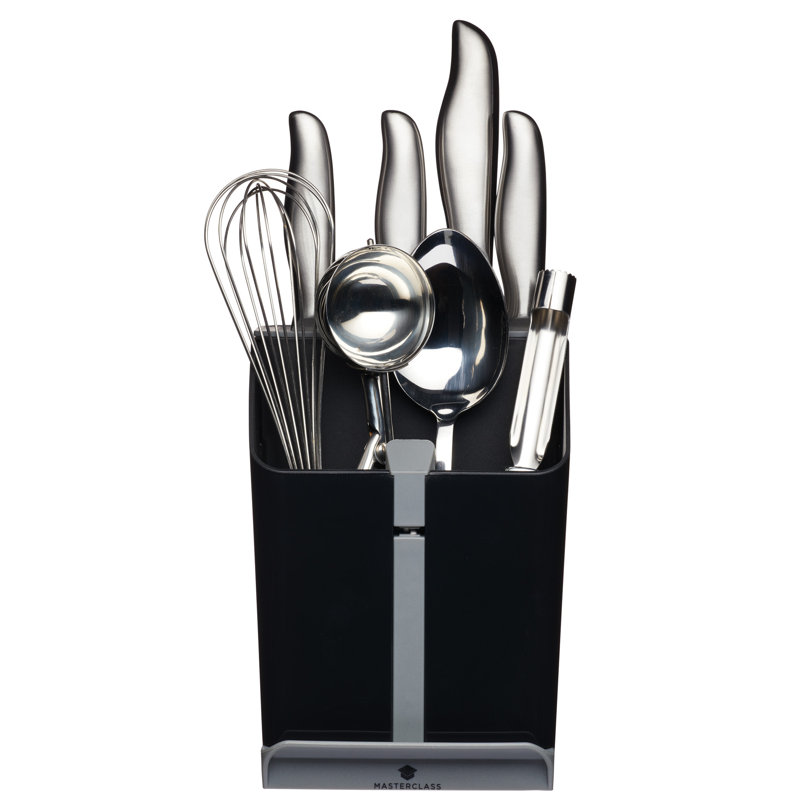 MasterClass Smart Space 4-in-1 Utensils / Knife Block