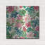 «Tropical Dream Bright On Cream 1 Teal and Gold» par Danhui Nai, art mural en métal-488192625