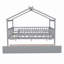 Wooden House Bed With Twin Size Trundle-844301955-844301959