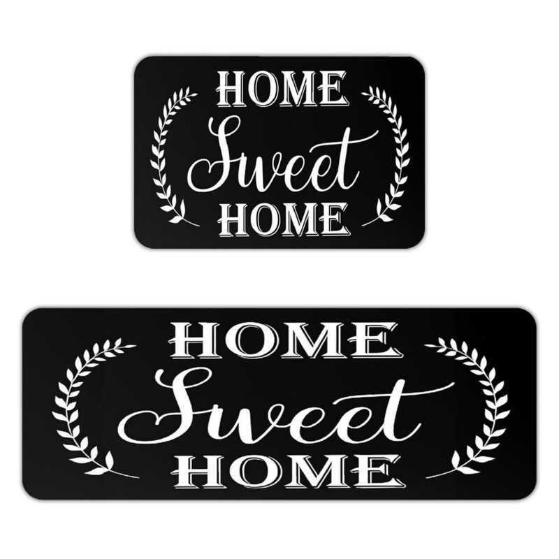 Ensemble de 2 tapis de cuisine Wreath