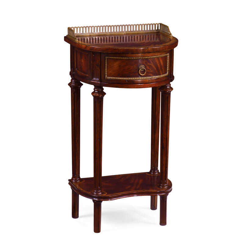 Buckingham Solid Wood End Table with Storage