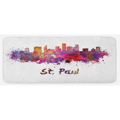 Modern & Contemporary Synthetic Kitchen Mat