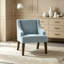 Chaise d'appoint moderne, fauteuil rembourré avec pieds en bois massif-1792602754-1792602757