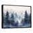 Toile avec cadre flottant noir