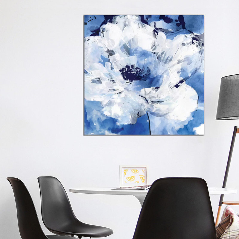 Little Blue II by Eva Watts - Wrapped Canvas Gallery-Wrapped Canvas Giclée, 93.98 cm H x 93.98 cm W x 3.175 cm D