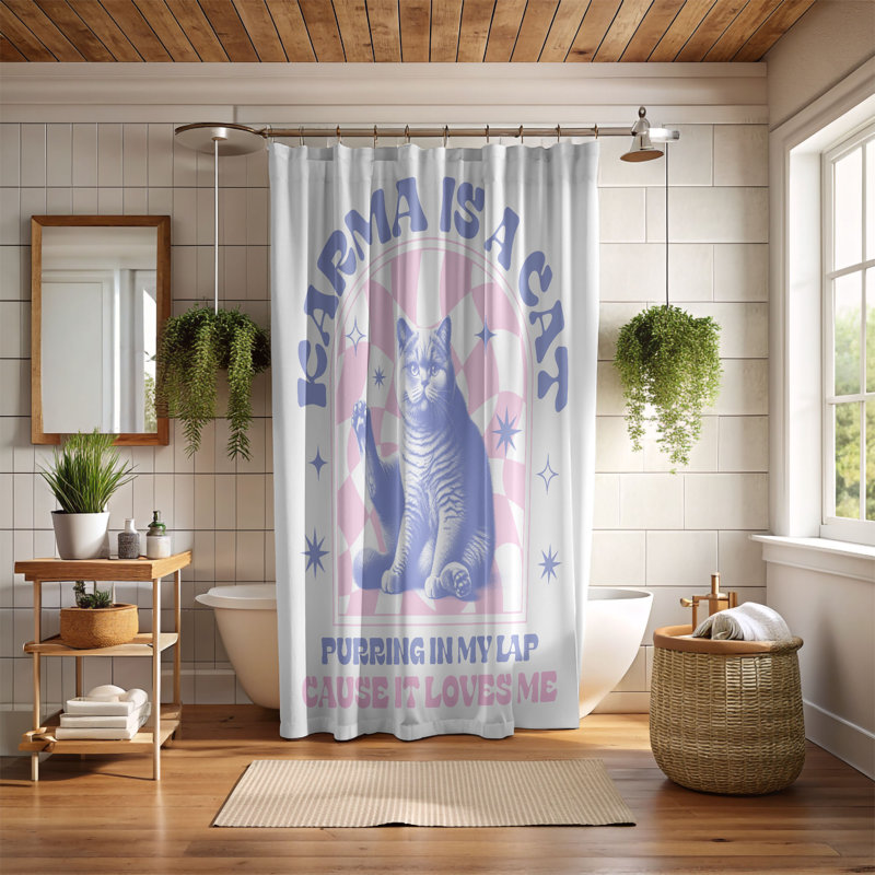 Tillamook Shower Curtain, 74"H x 71"W