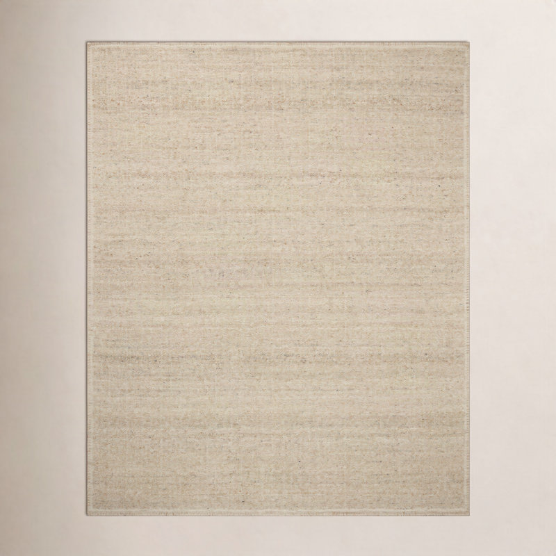 Amber Lewis x Loloi Bowie Natural / Oatmeal Area Rug, Rectangle 5'6" x 8'6"