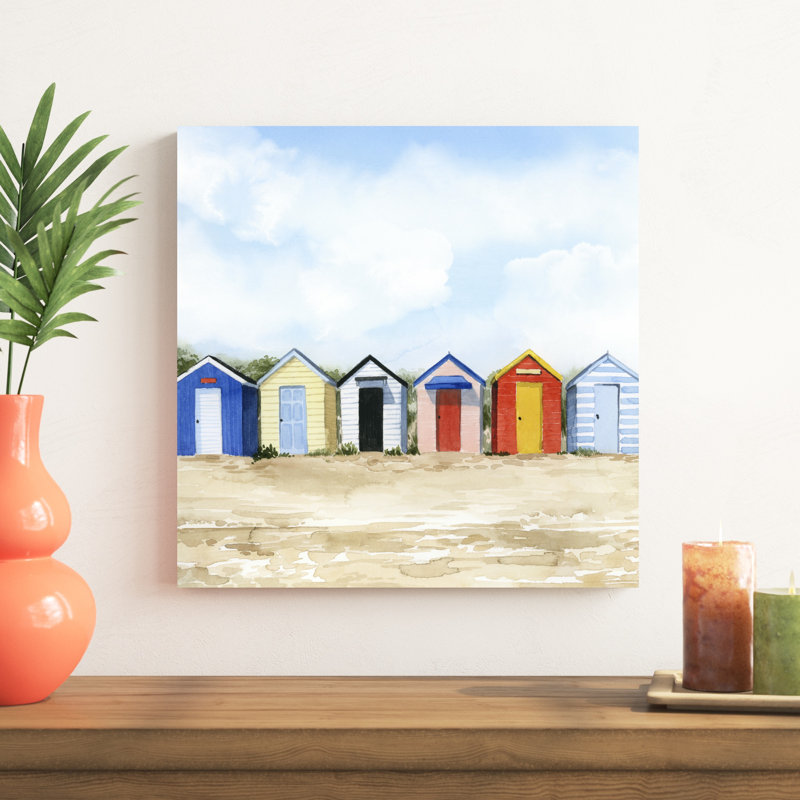 Beach Huts I, H 20 po x l 20 po